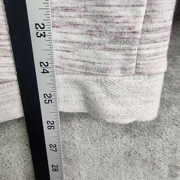 Womens Gray Striped Bobbie Brooks Top Shirt Long Sleeve Crew Neck Size XL - Picture 6 of 7